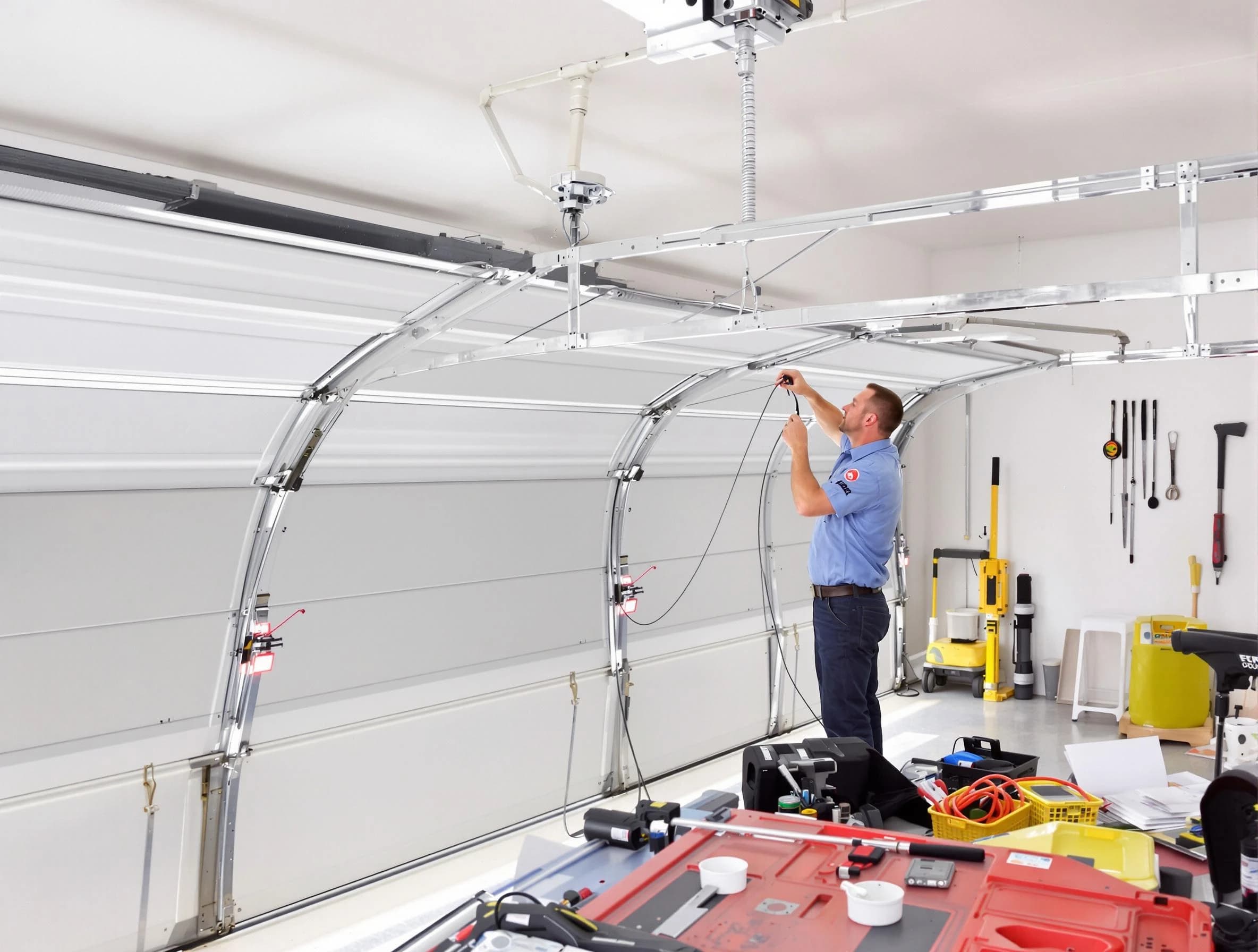 Garage door cable repair service by Portland Garage Door Repair in Portland