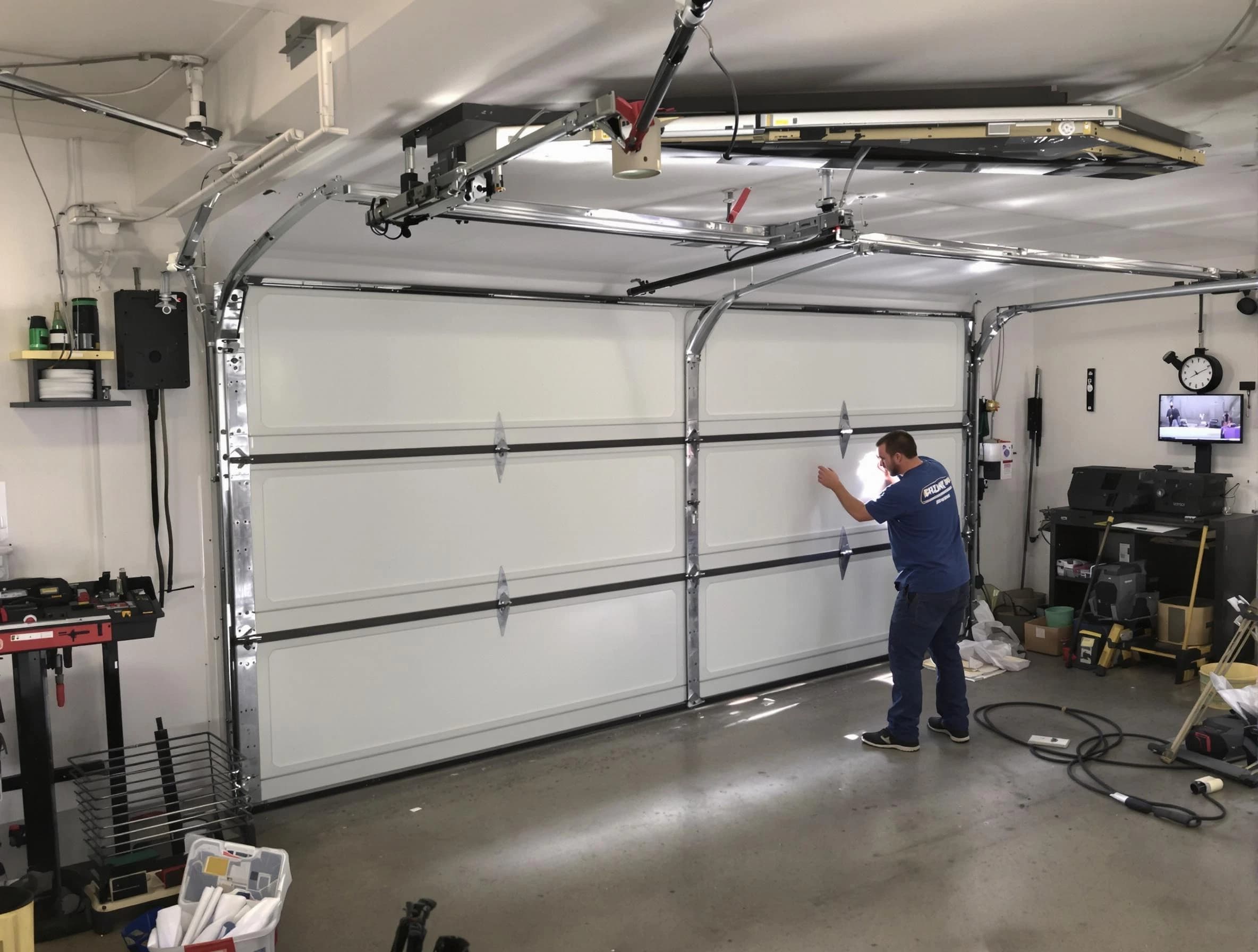 Professional garage door repair service by Portland Garage Door Repair in Portland