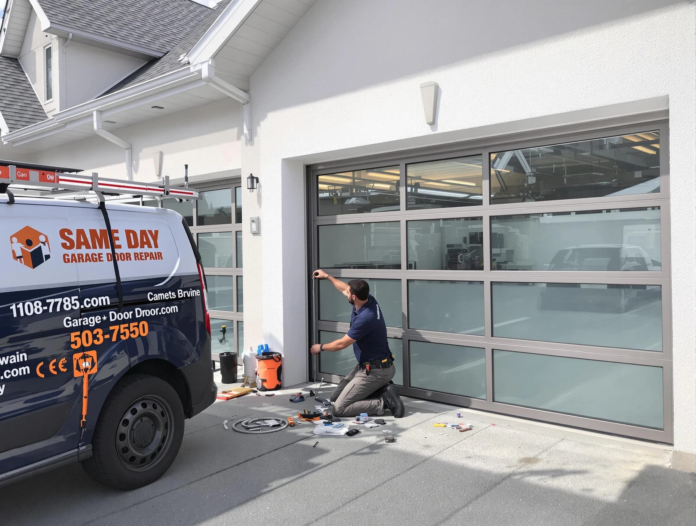 Same-day garage door repair service by Portland Garage Door Repair in Portland