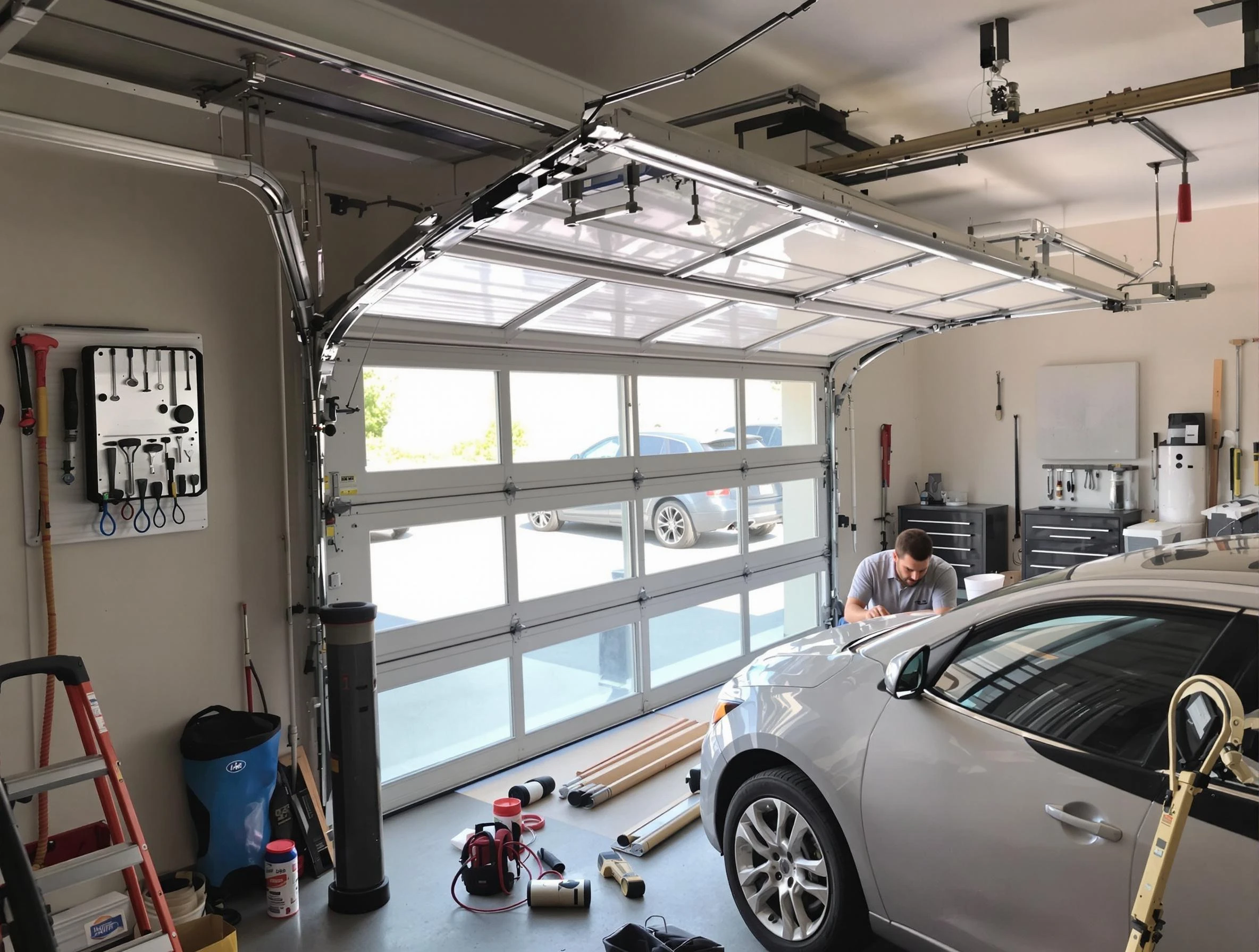 Garage door noise reduction service by Portland Garage Door Repair in Portland